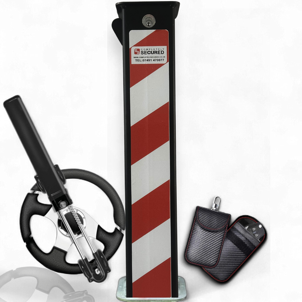 CS-100 Telescopic Bollard Security Post - (Bundle Package)